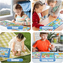 Magnetic Puzzles for Toddlers 3-5, 75-Pieces Travel Toys, Transportation Puzzles Ages 4-6, Educational Learning Magnets, Road Car Trip & Airplane Activities Toys for 3 4 5 6 7 Girls Boys Gift by TinyTreasures Baby Boutique