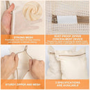 6-Piece Bag, Durable Cotton Mesh Laundry Bag, Sturdy Zipper, Breathable Mesh, Exquisite Laundry Bag for Underwear, Clothes, Pants, Shoes and Socks by TinyTreasures Baby Boutique