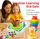 Pottery Wheel for Kids, Ceramic Art Pottery Painting Kit for Kids Ages 3-12 by TinyTreasures Baby Boutique