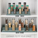 SIMPLEMADE 3-Tier Spice Rack Organizer - Versatile Storage Shelf for Kitchen, Bathroom, Bedroom & Office, Set of 1, Expandable Sage by CozyNest Decor