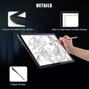 A4 Wireless Battery Powered Light Pad, TOHETO Tracing Light Box Dimmable Brightness Rechargeable LED Light Board Portable Cordless Copy Board for Artist Drawing Sketching X-ray Viewing by TinyTreasures Baby Boutique