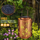 Solar Lanterns Outdoor Waterproof Mushroom Butterfly Garden Decor Gifts for Women Mon Grandma Metal Hanging Solar Lights Decoration for Outside LED Lanterns for Yard Patio Lawn Pathway（Hummingbirds） by GreenHaven Gardens