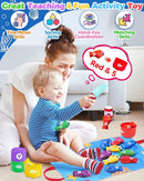 Montessori Toys for 1 Year Old, Toddler Fishing Game with Stacking Cups, Learning Educational Toys for 1 2 Year Old Boy Girl Birthday Gifts, Baby Toy 12-18 Months, Sensory Sorting Toy for Toddlers 1-3 by TinyTreasures Baby Boutique