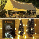 Minetom Mini Globe String Lights, 66 Ft. 200 LED Fairy String Lights Plug in, 8 Modes with Remote, Decor for Indoor Outdoor Party Wedding Christmas Tree Garden, Warm White by CozyNest Decor