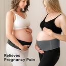 KeaBabies Maternity Belly Bands for Pregnant Women - Soft & Breathable Pregnancy Belly Support Band, Adjustable Maternity Belt for Back, Pelvic Support, Comfortable, Easy to Use (Mystic Gray, M/L) by TinyTreasures Baby Boutique