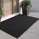 Large Front Door Mat, 72" x 48" Durable Front Doormat, Heavy Duty Large Welcome Door Matt for Home Entrance, No Slip Rubber Low Profile Door Mats for High Traffic Area