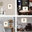 AELS 8x10 Inch Vintage Picture Frame, Elegant Antique Photo Frames with Glass Front, Photo Display, Tabletop Wall Hanging, Gift Ideas, Off-white with Gold Trim by CozyNest Decor