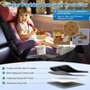 Car Seat Protector for Child Car Seat, 2 Pack Baby Car Seat Covers with Mesh Pockets & Non-Slip Backing 600D Durable Seat Protector by TinyTreasures Baby Boutique