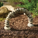 Rock Cairn Arch Sculpture Natural River Stone Arch Zen Garden Decor Statue Rocks Stacked by GreenHaven Gardens