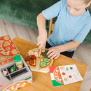 Melissa & Doug Top & Bake Wooden Pizza Counter Play Set (41 Pcs) - FSC Certified by TinyTreasures Baby Boutique