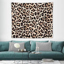 HZOHNAGO Leopard Print Tapestry Rustic Brown Leopard Wild Animal Printed Wall Tapestry Painting Wall Hanging for Bedroom Living Room Dorm 60" W x 50" H by CozyNest Decor