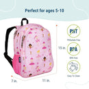 Wildkin 15-inch Kids Backpack – Durable, Padded, Adjustable for School & Travel - Ballerina by TinyTreasures Baby Boutique