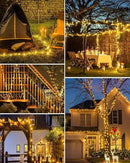 3 Pack Solar Fairy Lights for Outside Waterproof, Total 147FT 450 LED Solar String Lights Outdoor 8 Modes Solar Twinkle Lights for Garden Yard Christmas Tree Wedding Party Decor, Warm White by CozyNest Decor