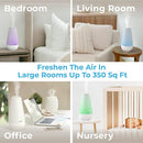 Pure Enrichment PureSpa XL 3-in-1 Cool Mist Humidifier, Essential Oil Diffuser & Mood Light - 2L Tank Provides Powerful Mist Coverage up to 350 sq ft in Bedroom, Office & Large Rooms by TinyTreasures Baby Boutique