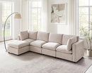 Modular Sectional Sofa, Convertible Couch Modular Sofa Without Ottoman, Sectional Sofas for Living Room Small Apartments by CozyNest Decor