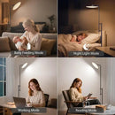 SUNMORY 32W/3000LM Floor Lamps, Super Bright LED Standing Lamp with Remote Control, Adjustable Tall Lamp with 350°Rotating Head, Modern Dimmable Torchiere Corner Lamp for Living Room, Bedroom, Office by CozyNest Decor