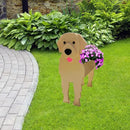 Golden Retriever Dog Planter Plant Pots,Cute Garden Dog Flower Planter,Dog Planters Birthday Gifts for Women,Office,Indoor/Outdoor Decor(9.45 * 7.17 * 13.82in) by GreenHaven Gardens