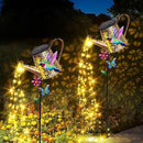 Solar Lights Outdoor Decorative,Metal Solar Watering Can Lights with Hummingbird, Waterproof Garden Stake for Yard Lawn Patio Pathway Landscape by CozyNest Decor