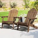 IDZO Outdoor Adirondack Chair Set of 2, Pre-Assembled Backrest, Patio Furniture Set, Outdoor Furniture for Garden, Porch, Deck, Firepit by CozyNest Decor