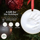 Little Hippo Baby Ornament Keepsake Kit (Newborn Bundle) - 2 Easels, 4 Ribbons & Letters! Handprint and Footprint Clay Casting Kit for Baby Shower Gifts, Boys & Girls by TinyTreasures Baby Boutique