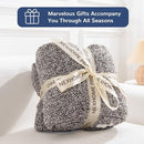 NEXHOME PRO Soft Throw Blankets for Couch, Reversible Warm Blankets Cozy Knit Blanket for Women, Fuzzy Plush Lightweight Throws for Sofa, Bed, Picnic, Coffee Brown, 50 x 60 inches by TinyTreasures Baby Boutique