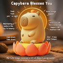 Capybara Night Light,Cute Tangerine LED Squishy Novelty Animal Night Lamp,Dimmable Soft Silicone Nursery Nightlight for Kids, Rechargeable Bedroom Touch Lamp, Dorm Decor, Baby Boys Girls Gift by TinyTreasures Baby Boutique