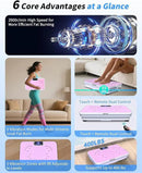 Shake Plate Vibration Exercise Machine for Lymphatic Drainage Massager & Weight Loss, 400 lbs Capacity Whole Body Vibrating Plate Workout for Women and Men by CozyNest Decor