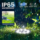 SOLPEX 2 Pack Solar Ground Lights Outdoor Waterproof, Solar Powered Pathway Lights, Landscape Lighting for Garden Walkway Driveway Backyard Decor (Cool White) by GreenHaven Gardens
