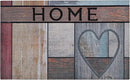CHICHIC Welcome Door Mat 18x 30 Inch Front Doormat Outdoors for Home Entrance Outdoors Mat for Outside Entry Way Doormat Entry Rugs, Heavy Duty Non Slip Rubber Back Low Profile, Heart by CozyNest Decor