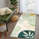 Lahome Washable Hallway Runner Rug - 2x4 Rugs for Bedroom Non-Slip Low-Pile Soft Bath Runner Rug Laundry Room Area Rug Botanical Print Throw Green Kitchen Mat Carpet Runner for Entrance Living Room by TinyTreasures Baby Boutique