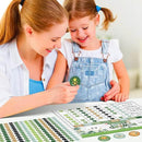 Reward Chart for Kids,Magnetic Behavior Chore Chart for Kids at Home,26 Eucalyptus Chore Charts,1960 Star Stickers,56 Reward Stickers,Incentive Chart to Develop Responsibility and Good Habits,Greenery by CozyNest Decor