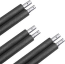 Universal Trampoline Replacement Enclosure Poles with Clamp and Hardware (only fit for The Trampoline with 6 Poles) by TinyTreasures Baby Boutique