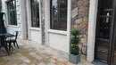 38''T Artificial Boxwood Topiary Triple Ball Outdoor Potted Plants Anti-UV Front Door Decor 2Pack by GreenHaven Gardens