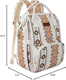 Wrangler Diaper Bag Backpack Aztec Travel Backpack Purses Western Multi-Function Baby Bags for Mom with Waterproof Insulated Pockets by TinyTreasures Baby Boutique
