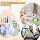 Car Seat Toy, Car Mirror for Baby, Baby Mirror for Car, Baby Car Mirror for Baby Rear Facing, Travel Baby Activity Center with Hanging Engaging Toys for infants Babies 0-6-12-18 Months Boy Girl by TinyTreasures Baby Boutique