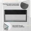 Black Magnetic Basket for Refrigerator, Black Magnetic Basket Organizer Magnetic Spice Rack, Magnetic Locker Organizer Holder for Kitchen Storage, Magazine, Whiteboard by CozyNest Decor