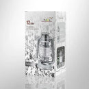 YAKii LED Vintage Lantern Metal Hanging Hurricane 12 LED Dimmer Switch Cold White Battery Operated Power Outage Indoor Camping Lighting Outdoor Brooklyn (Silver 2 Pack) by CozyNest Decor