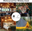 25FT LED Globe String Lights,Waterproof Hanging String Light with 15 Warm White Shatterproof G40 Bulbs(1 Spare), for Indoor/Outdoor Commercial Decor (25FT) by GreenHaven Gardens