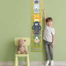 Personalized Kids Growth Chart - 12 Designs, 13oz Vinyl Height Measurement ft. cm, inches Chart for Toddlers - Ruler for Kids by TinyTreasures Baby Boutique