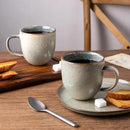 AmorArc 12oz Coffee Mugs, Ceramic Coffee Mugs set of 6 for Man, Woman, Dad, Mom, Modern Coffee Cups with handle for Latte/Cappuccino/Milk/Cocoa. Dishwasher&Microwave Safe, Reactive Glaze by CozyNest Decor