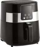 Amazon Basics 3.2 Quart 6-In-1 Air Fryer (Fry, Crisp, Roast, Bake, Reheat, Dehydrate), Non-Stick, with Timer, Auto Shut-Off, Digital Touch Screen, 180-400°F, 1400W, Black/Silver by CozyNest Decor