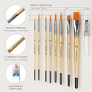 CHROMATEK Watercolor Paint Set - 84 Piece Kit for Adults, Beginner & Professional Artists - 48 Tubes (12ml), 25 Page Sketch Paper Pad, 8 Painting Brushes, Aquapen, Palette, Masking Tape - Art Supplies by TinyTreasures Baby Boutique