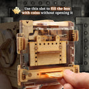 iDventure A-Maze-ing Safe - Marble Run Money Puzzle Box - Tricky Gift Packaging - 3D Puzzle for Adults - Escape Room Game - Brain Teaser - Birthday Gift Gadget for Men and Women - Treasure Box by TinyTreasures Baby Boutique