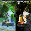 Water Pump Gnome Decorations for Yard/Lawn Outdoors Decor – Weatherproof Garden Statue – Fun Spring Summer Charming Gnomes Gifts for Women (Forest Green) and Home. by CozyNest Decor