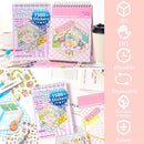 Sticker Book Activity, 20 Sets (1500+) DIY 3D Scene Stickers, Reusable Sticker Book, Mix and Match Creative Sets, Waterproof for All Surfaces, Ultimate Craft Supplies & Party Favors by TinyTreasures Baby Boutique