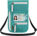 Neck Wallet Lightweight RFID Blocking Waterproof Travel Pouch for Women Men by TinyTreasures Baby Boutique