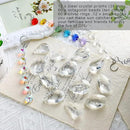 12Pcs Clear Crystal Suncatchers Prisms DIY Kit,Glass Suncatchers Hanging Crystals Ornament,Sun Catcher with Glass Beads,Prisms Rainbow Pendant for Window Home Office Garden Decoration by GreenHaven Gardens