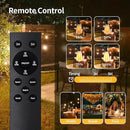 50ft Solar String Lights with Remote, 25+1 Bulbs Solar Patio Lights Outdoor Waterproof, Solar Powered Dimmable Deck Lights for Garden Porch Party by GreenHaven Gardens