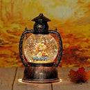 Fall Snow Globes, Blue Truck Pumpkin and Gnome Scene Snow Globes, Glittering Lantern with Timer, Snow Globe Lantern USB or Battery Powered for Fall Festival Thanksgiving Day Decor by CozyNest Decor