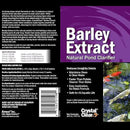 CrystalClear Barley Extract Water Garden & Fountain Clarifier, Natural Liquid Concentrate to Treat Cloudy Ponds, Koi Fish, Plant & Pet Safe, 1 Gallon by GreenHaven Gardens
